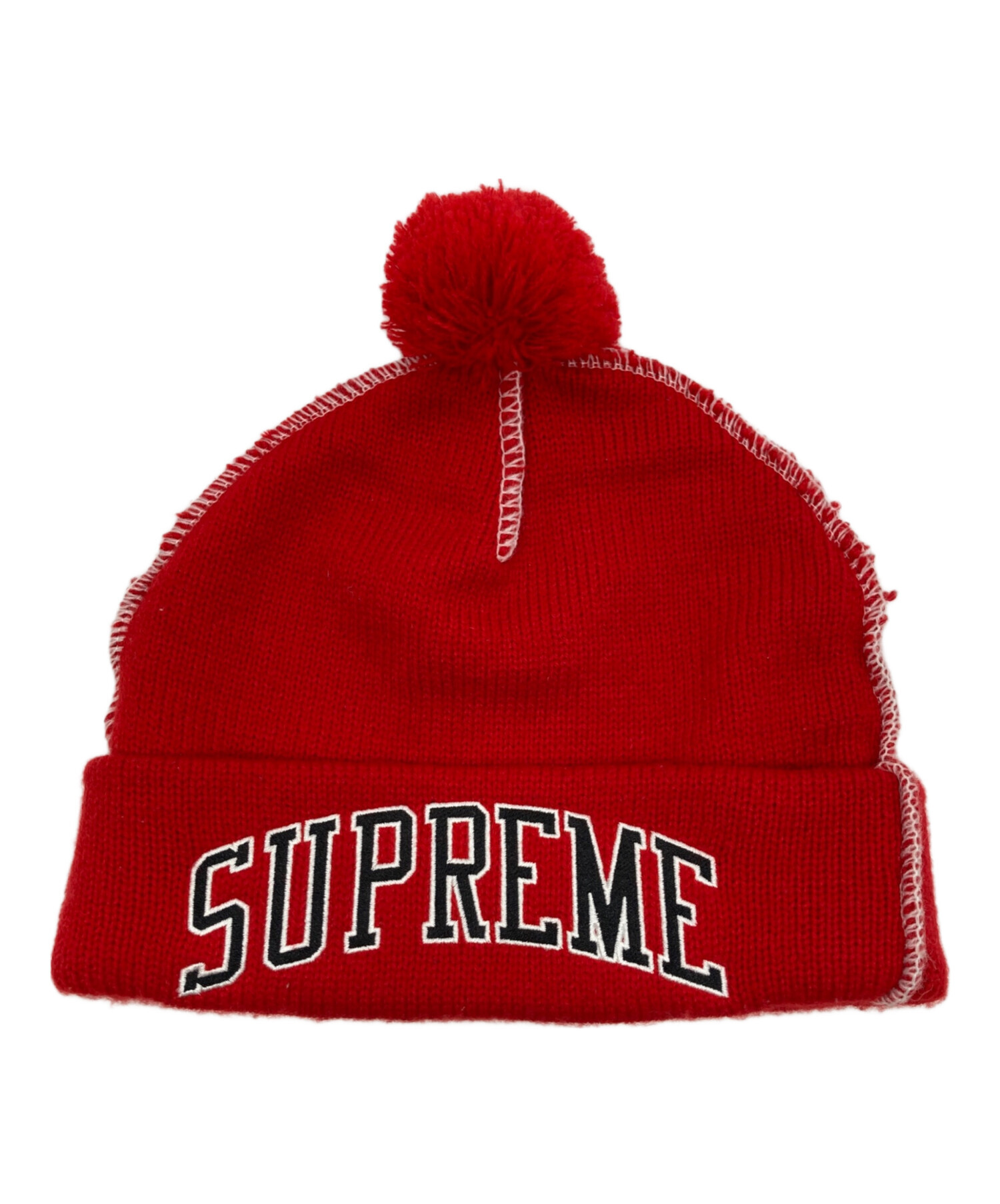 中古・古着通販】Supreme (シュプリーム) Contrast Stitch Beanie コントラスト ステッチ ビーニー ニットキャップ  ニット帽 レッド｜ブランド・古着通販 トレファク公式【TREFAC FASHION】スマホサイト