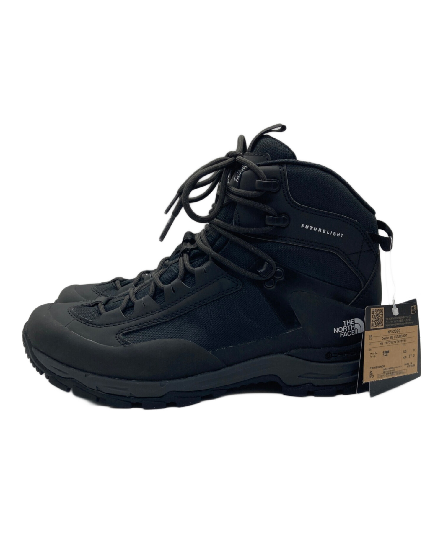 THE NORTH FACE (ザ ノース フェイス) CRESTON MID FUTURELIGHT / クレストン ミッド ネオ  フューチャーライト ブラック サイズ:27 未使用品