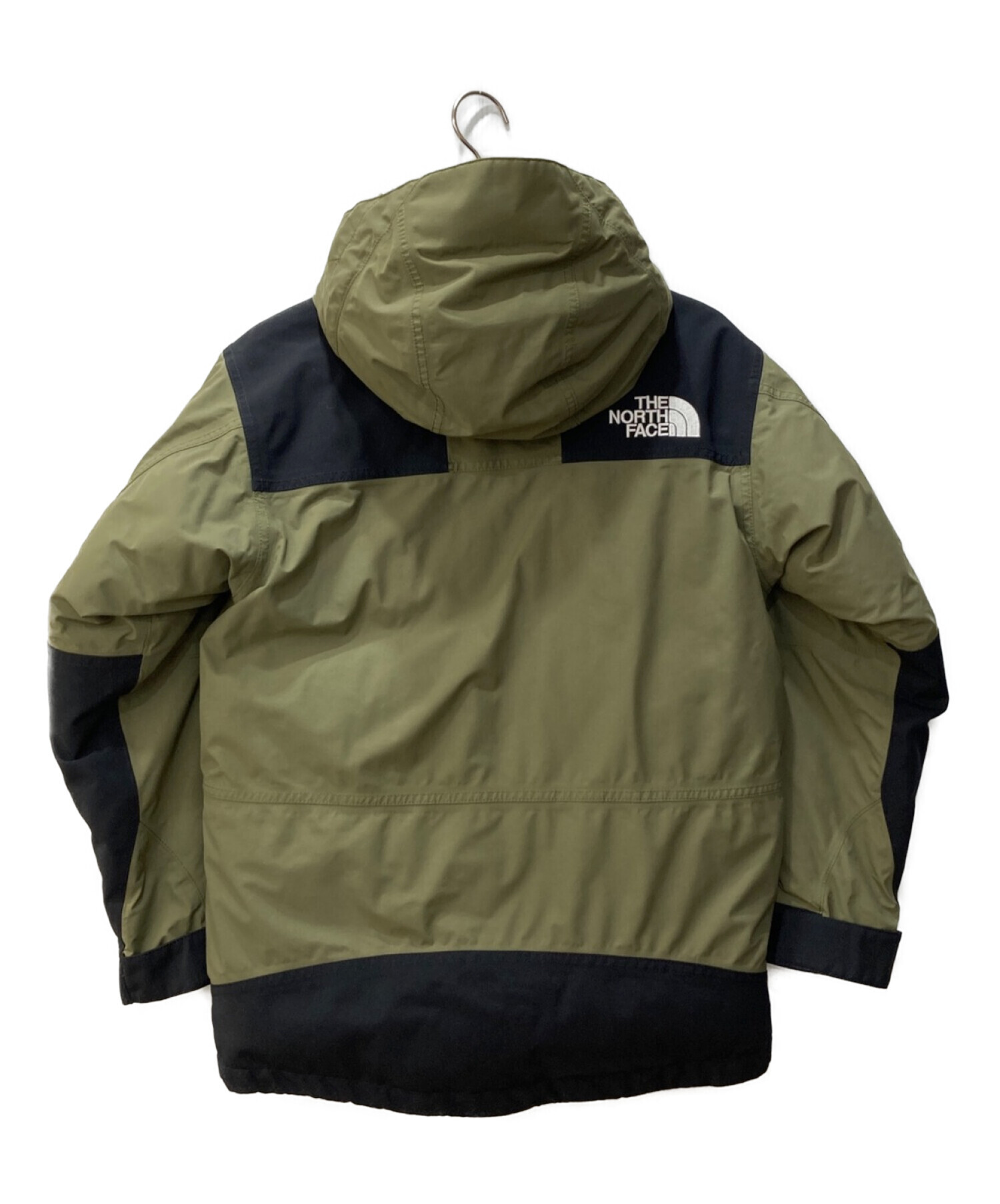 THE NORTH FACE (ザ ノース フェイス) マウンテンダウンパーカー オリーブ×ブラック サイズ:XS