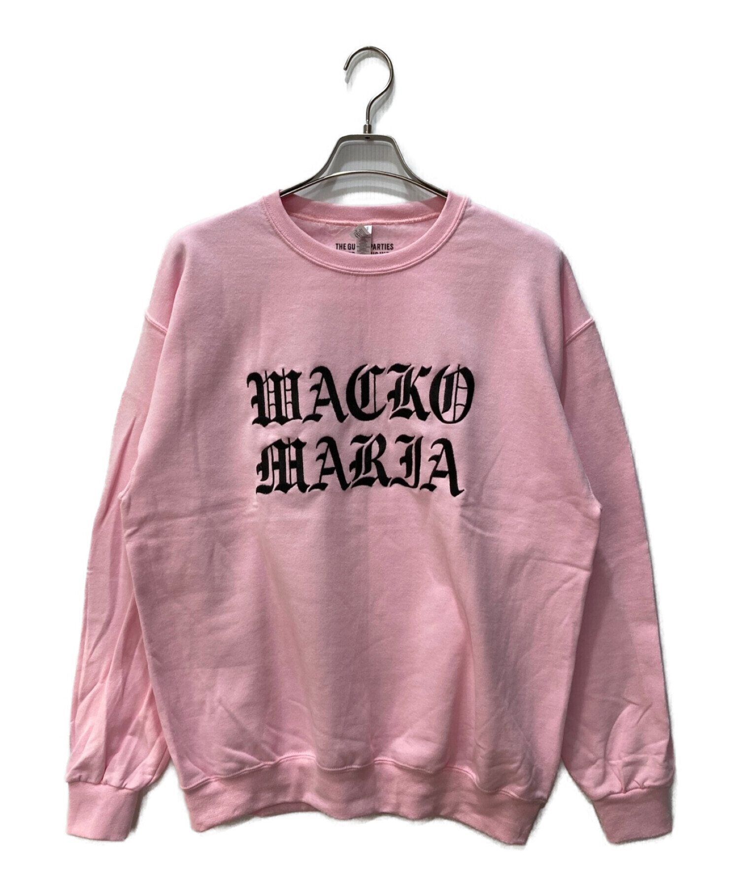 WACKO MARIA (ワコマリア) CREW NECK SWEAT SHIRT ピンク サイズ:L