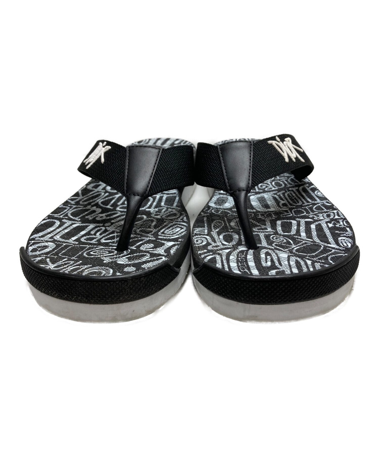 最新 ディオールオム✖️STUSSY ビーチサンダル dior 靴 - www ...