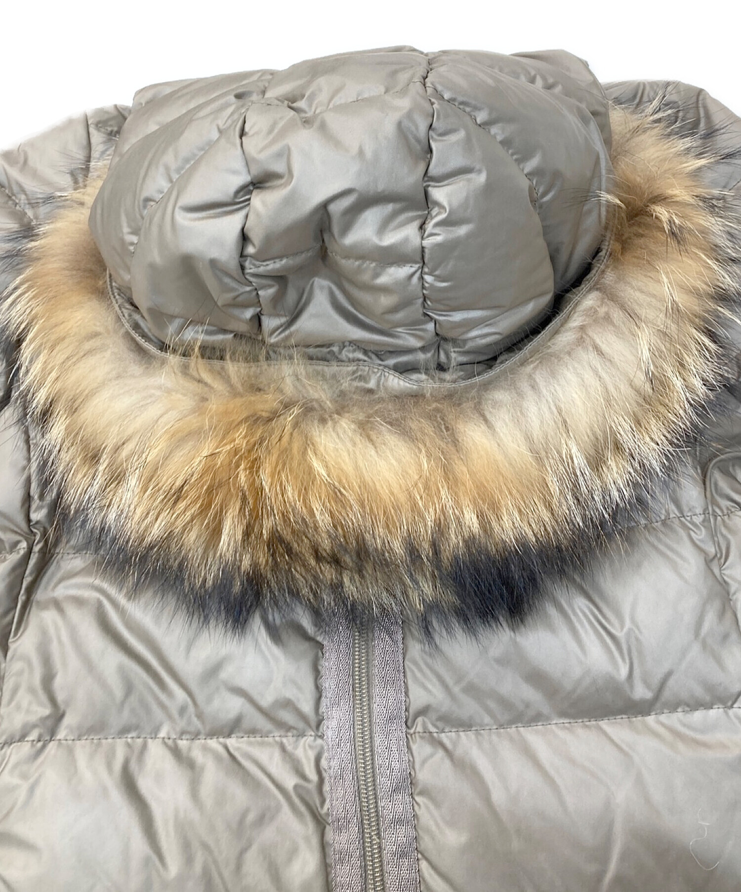 中古・古着通販】MONCLER (モンクレール) ダウンコート ベージュ