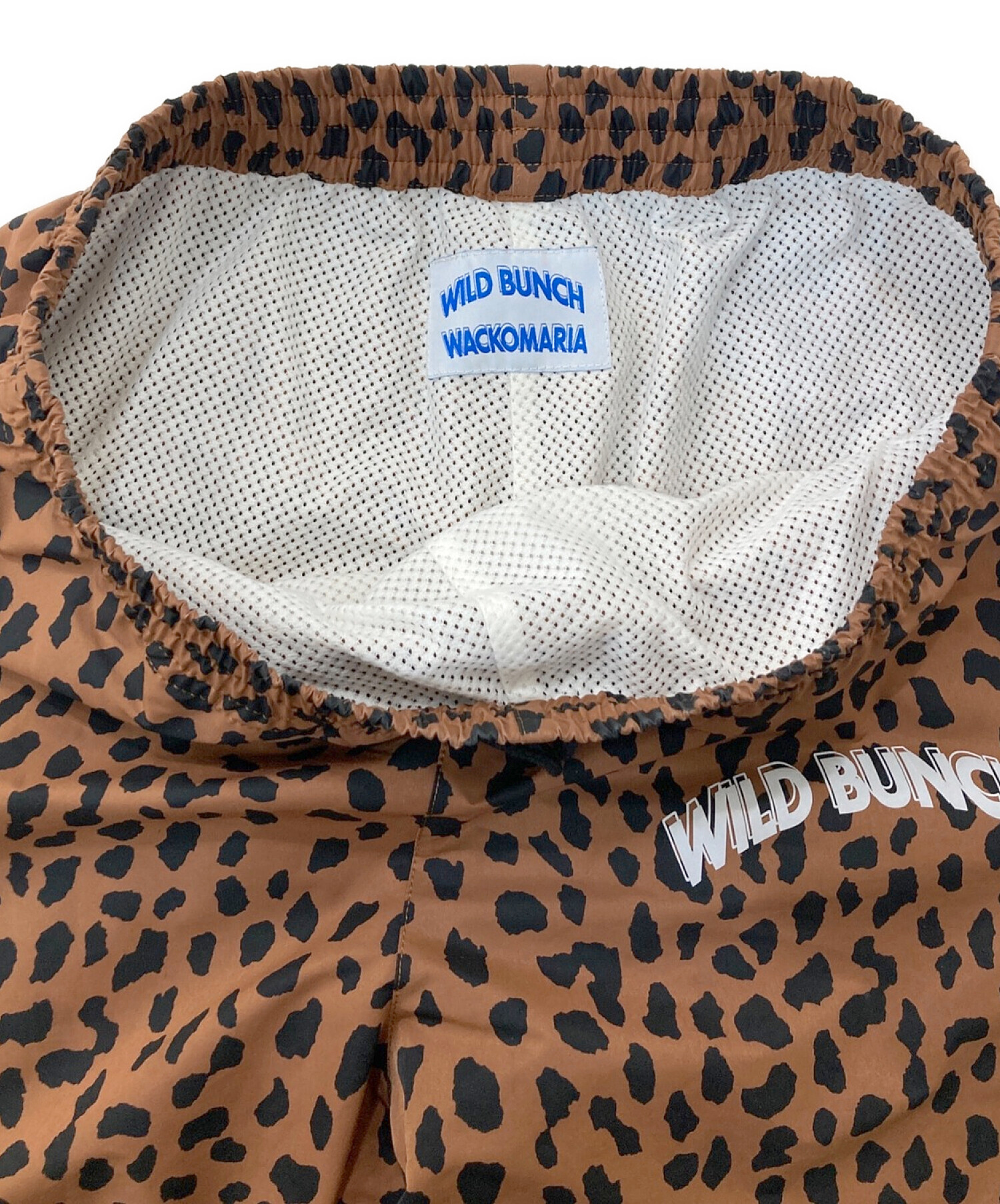 WACKO MARIA×WILD BUNCH (ワコマリア×ワイルドバンチ) LEOPARD TRACK PANTS ベージュ サイズ:XL