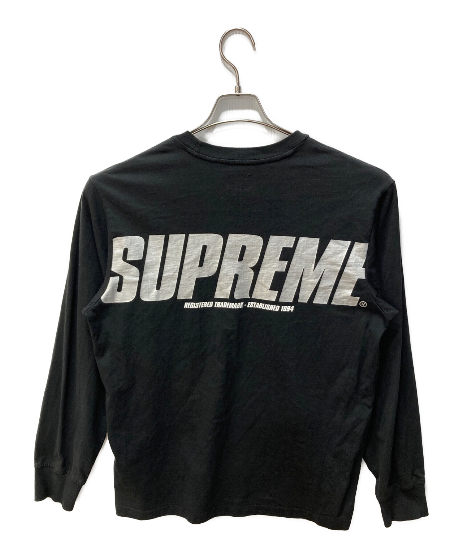 SUPREME (シュプリーム) Trademark L/S Top ブラック サイズ:S