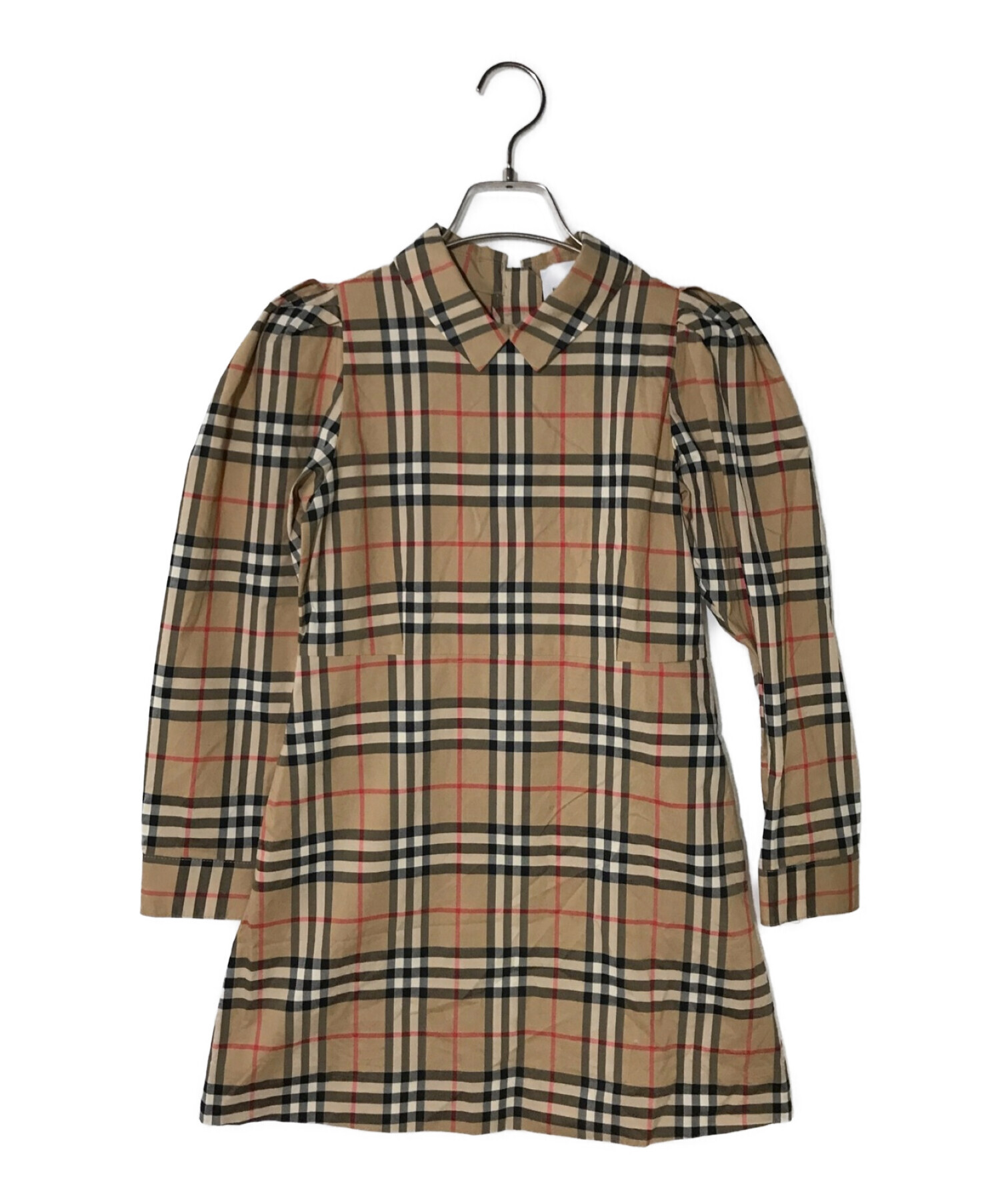 BURBERRY CHILDREN (バーバリー チルドレン) バックジップワンピース ベージュ サイズ:10Y