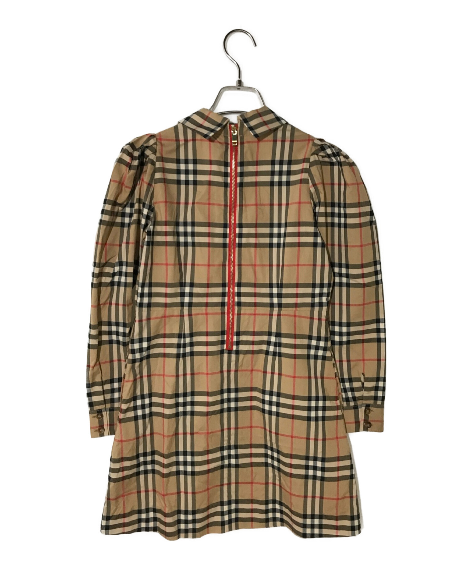 BURBERRY CHILDREN (バーバリー チルドレン) バックジップワンピース ベージュ サイズ:10Y