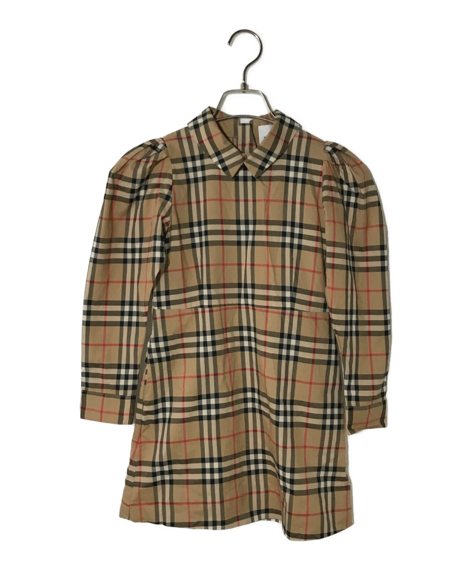 BURBERRY CHILDREN (バーバリー チルドレン) バックジップワンピース ベージュ サイズ:8Y