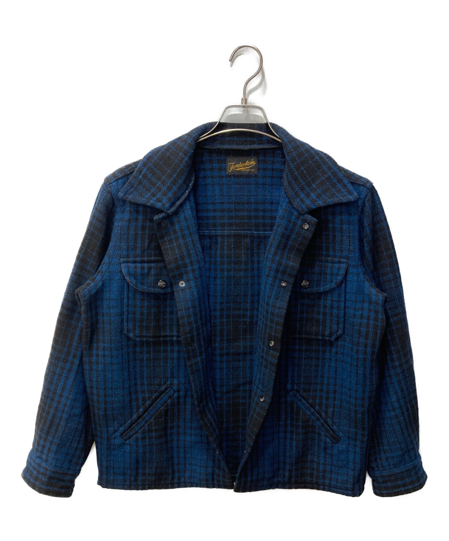 TENDERLOIN (テンダーロイン) ベアウールジャケット ブルー サイズ:S