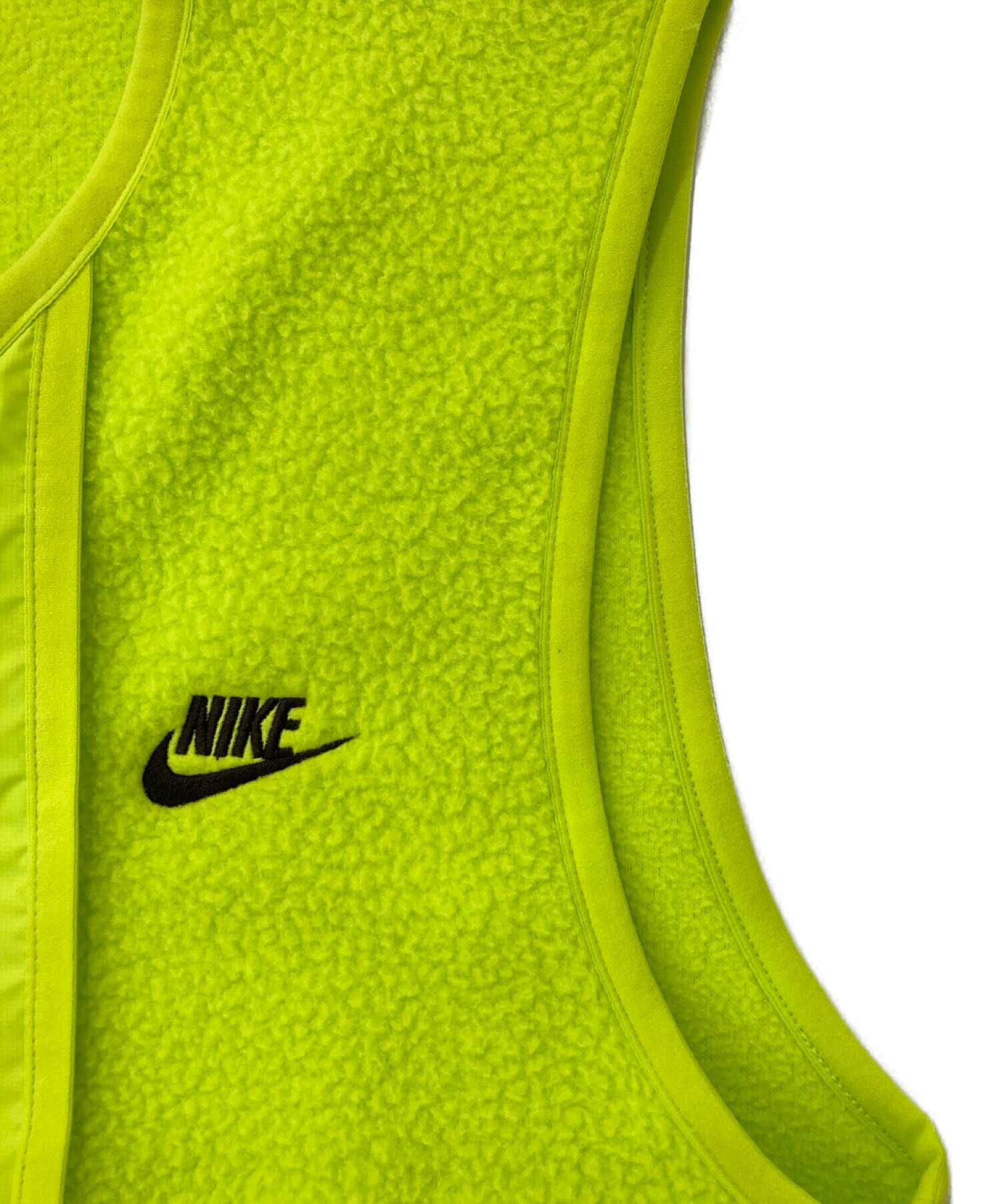 NIKE NSW SPE+ (ナイキ) SHERPA VEST ネオンイエロー サイズ:М 未使用品