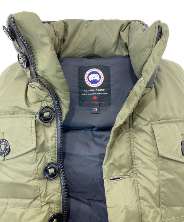 中古・古着通販】CANADA GOOSE (カナダグース) レザー切替ダウン