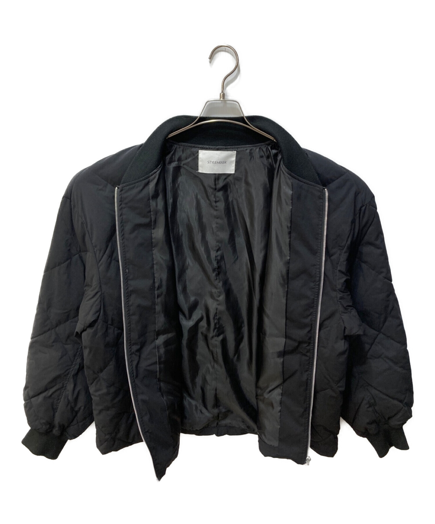 STYLE MIXER (スタイルミキサー) キルティングジャケット ブラック サイズ:XL