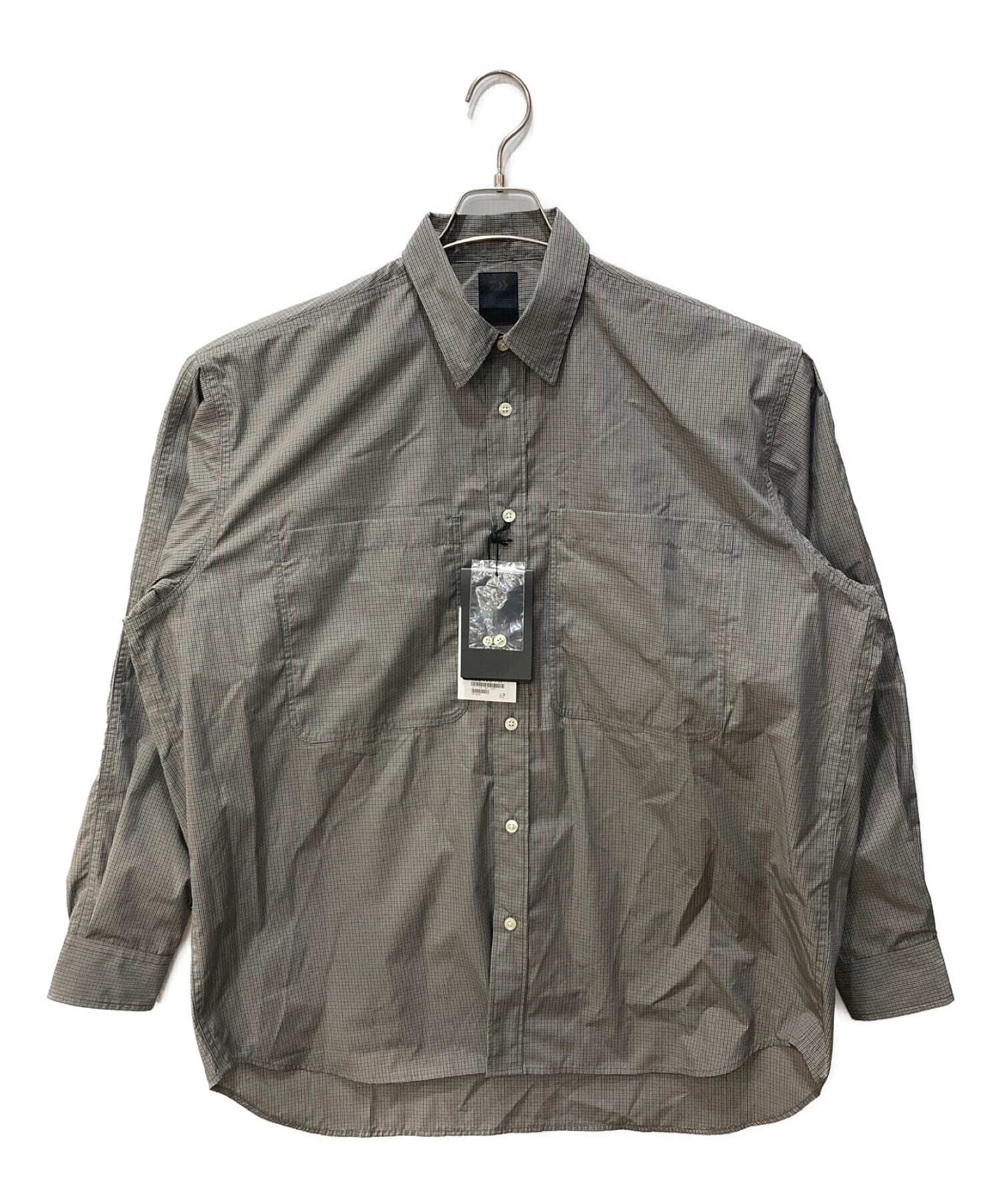 DAIWA PIER39 (ダイワ ピア39) TECH WORK SHIRTS L/S グレー サイズ:M 未使用品