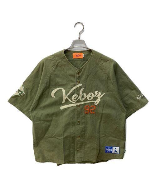 中古・古着通販】KEBOZ (ケボズ) ベースボールシャツ カーキ サイズ:L