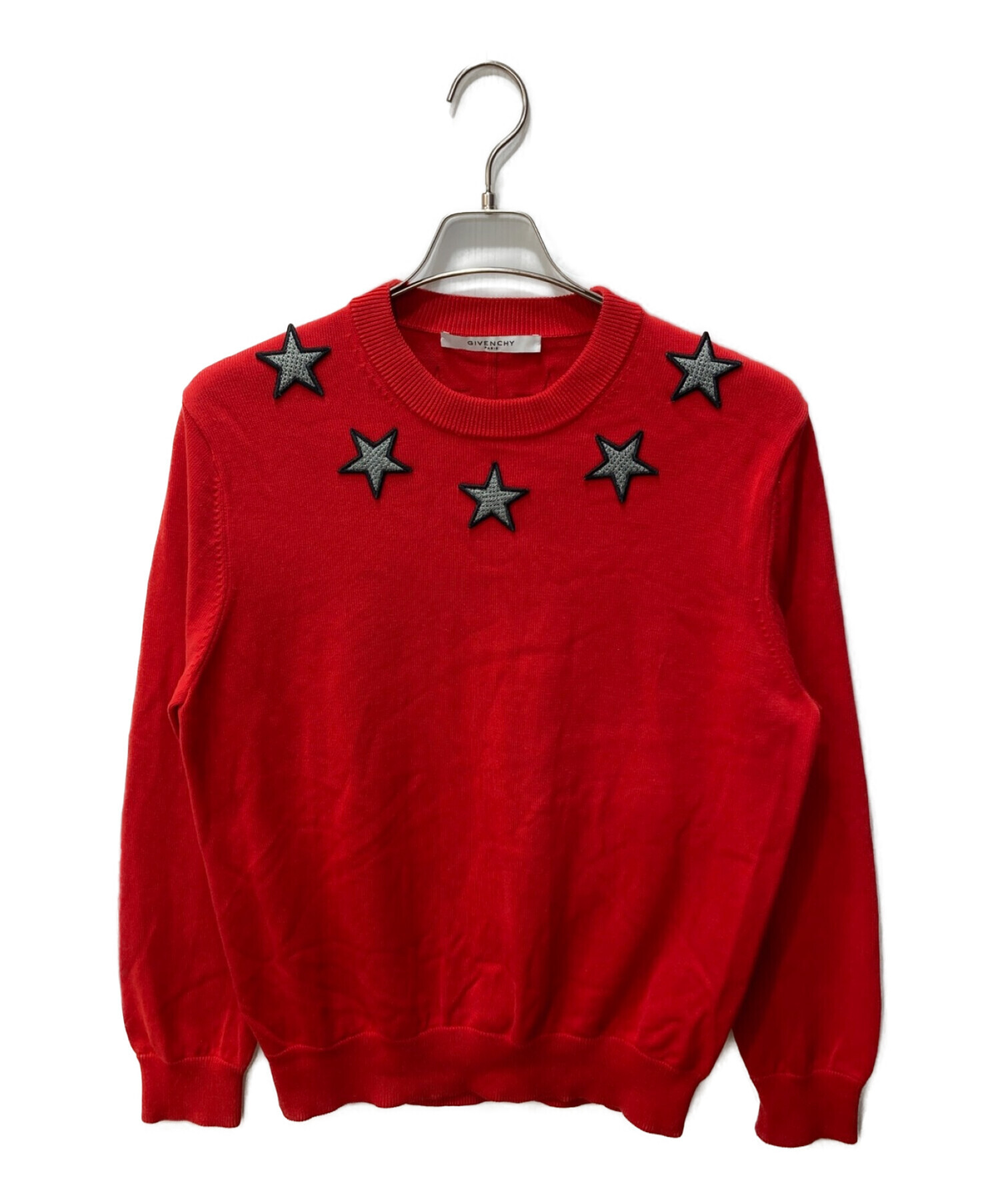 GIVENCHY WOOL STAR PATCH SWEATER