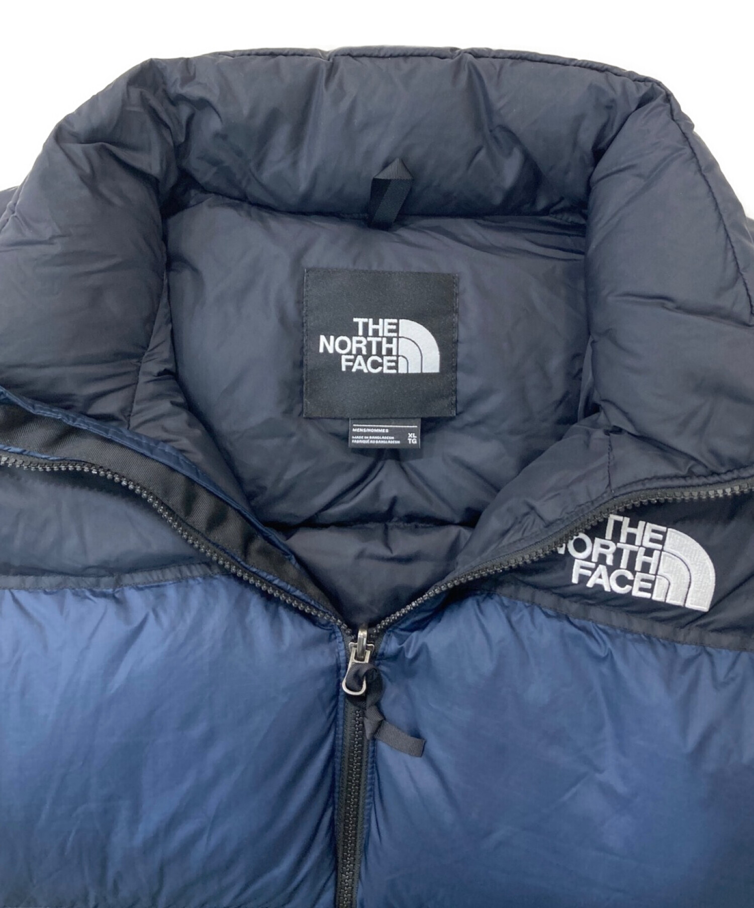 THE NORTH FACE (ザ ノース フェイス) ヌプシダウンジャケット ネイビー サイズ:XL