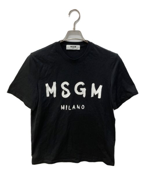MSGM エムエスジーエム ⭐︎ 異素材 MIX ロゴ Tシャツ