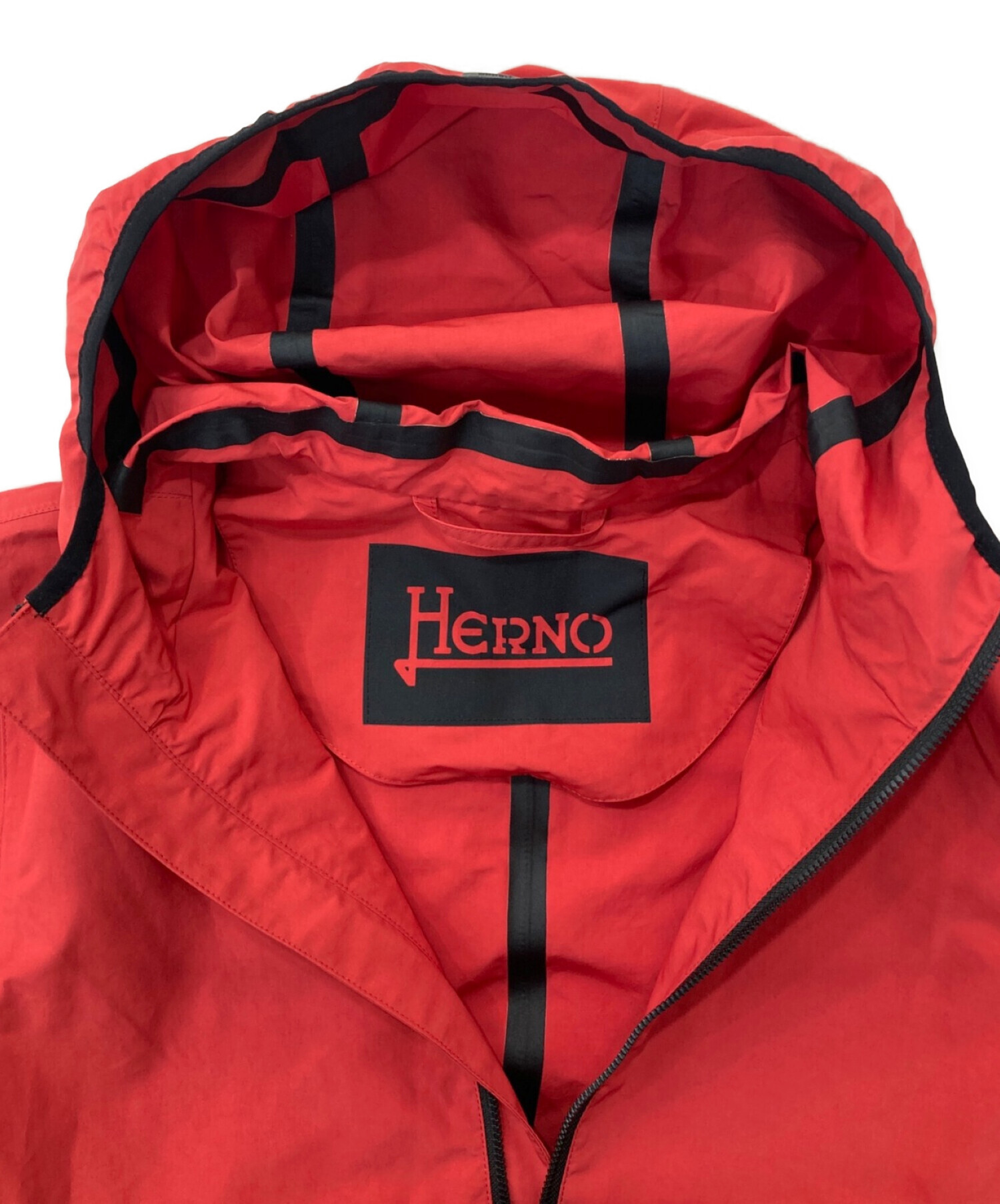 美品♡ヘルノ HERNO フーデッドジャケット マウンテンパーカー-