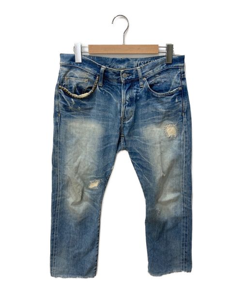 中古・古着通販】Hysteric Glamour (ヒステリックグラマー) SP加工NEW COWBOYデニムパンツ ブルー  サイズ:32｜ブランド・古着通販 トレファク公式【TREFAC FASHION】スマホサイト