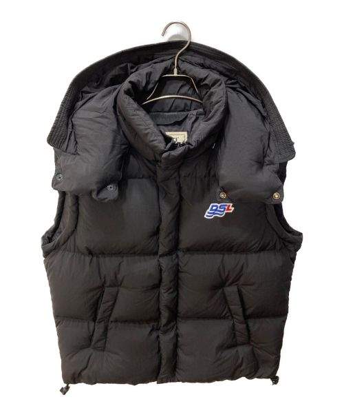 【中古・古着通販】DIESEL (ディーゼル) ダウンベスト ブラック