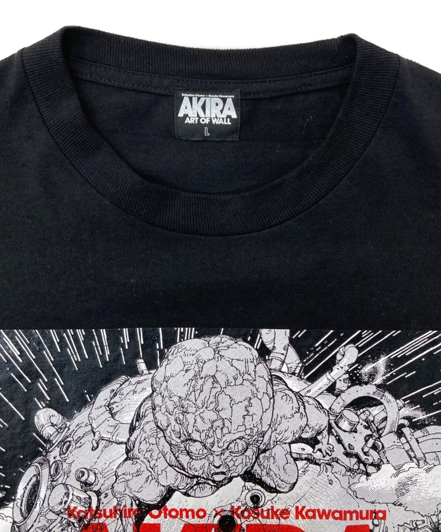 AKIRA (アキラ) アニメTEE ブラック サイズ:L