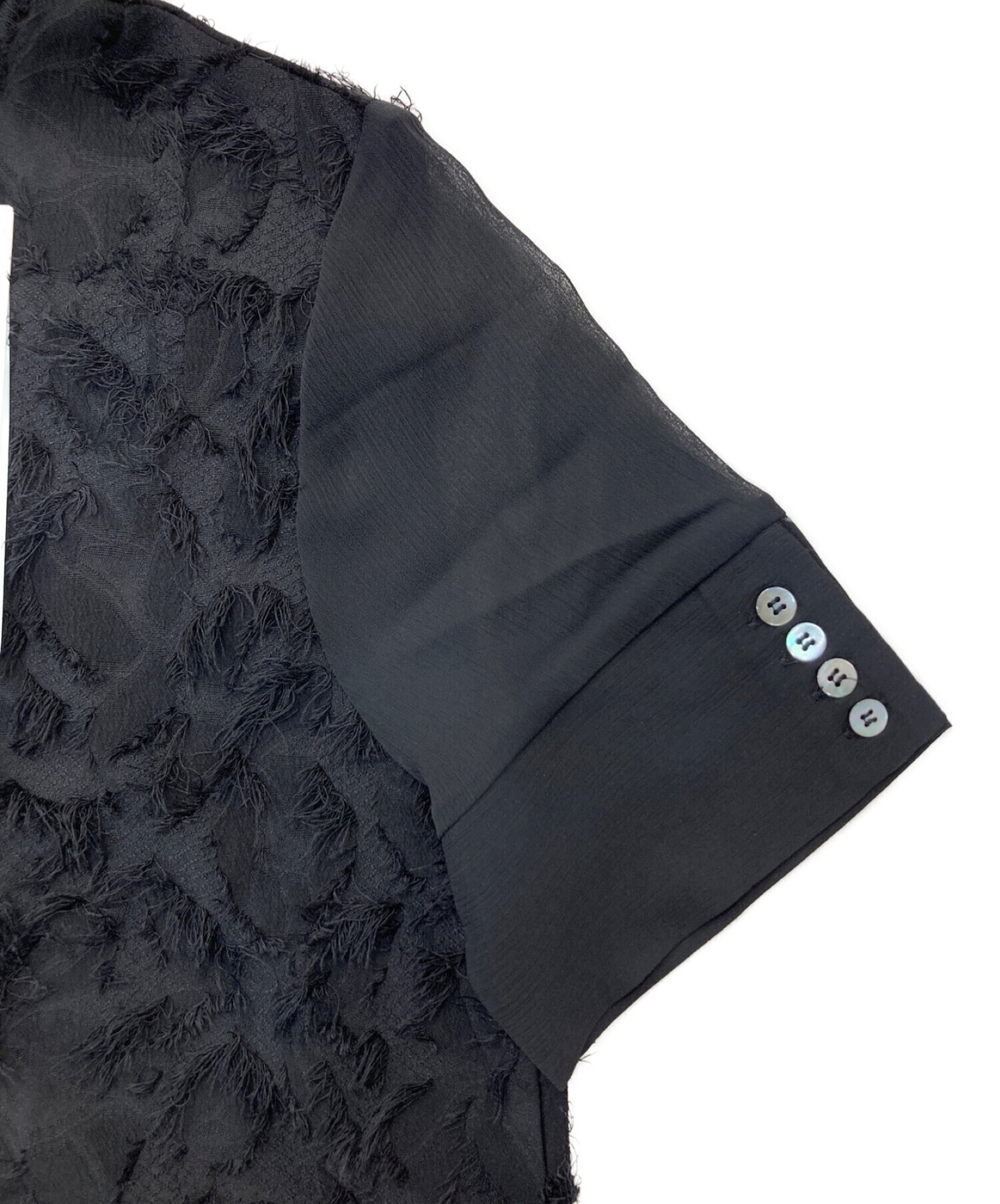 PRIVEVE (プリヴェヴェ) THE 3D JACQUARD DRESS ブラック サイズ:FREE 未使用品