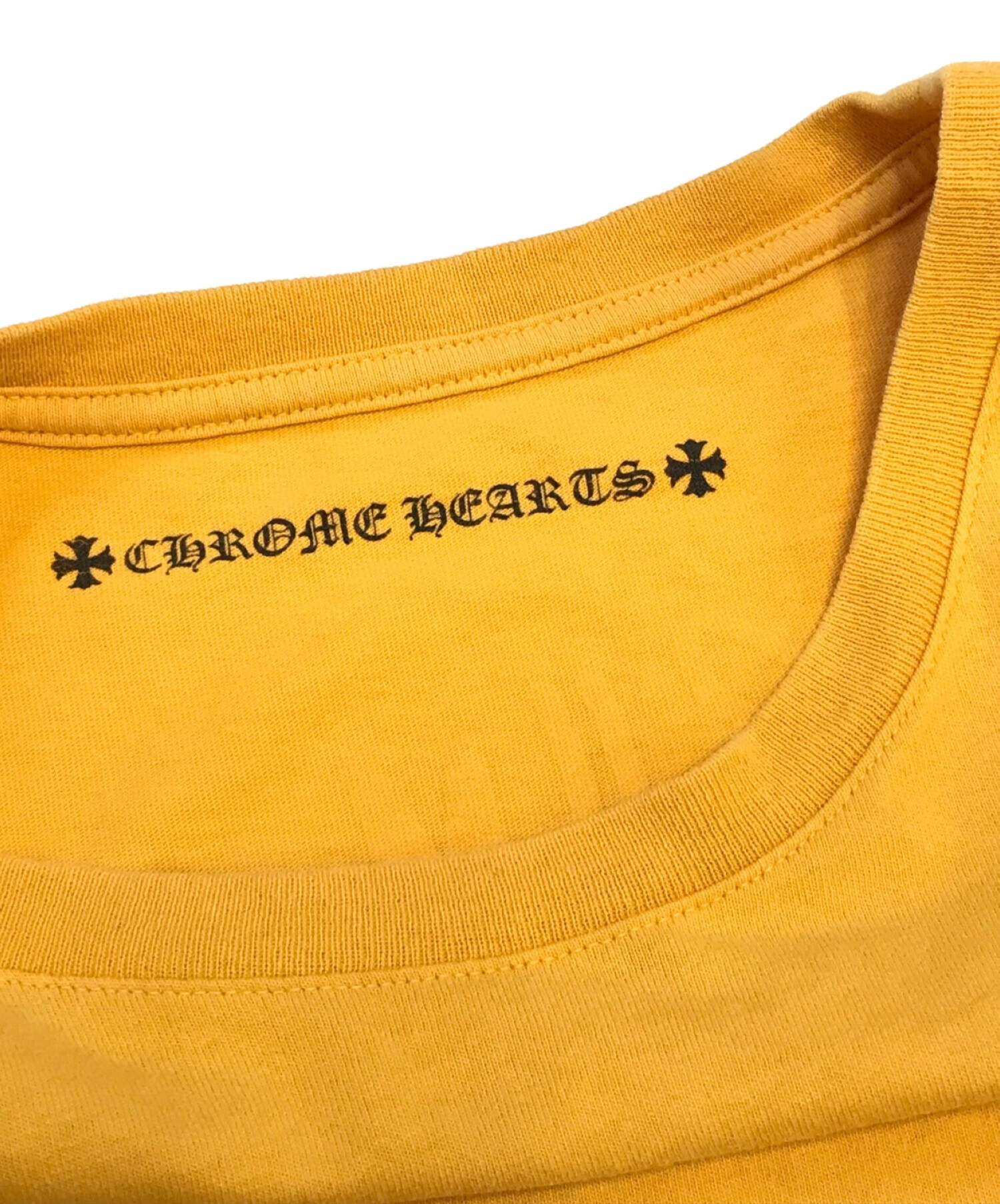 中古・古着通販】CHROME HEARTS (クロムハーツ) MattyBoy (マッティボーイ) mustard TEE マスタード サイズ:L｜ブランド・古着通販  トレファク公式【TREFAC FASHION】スマホサイト