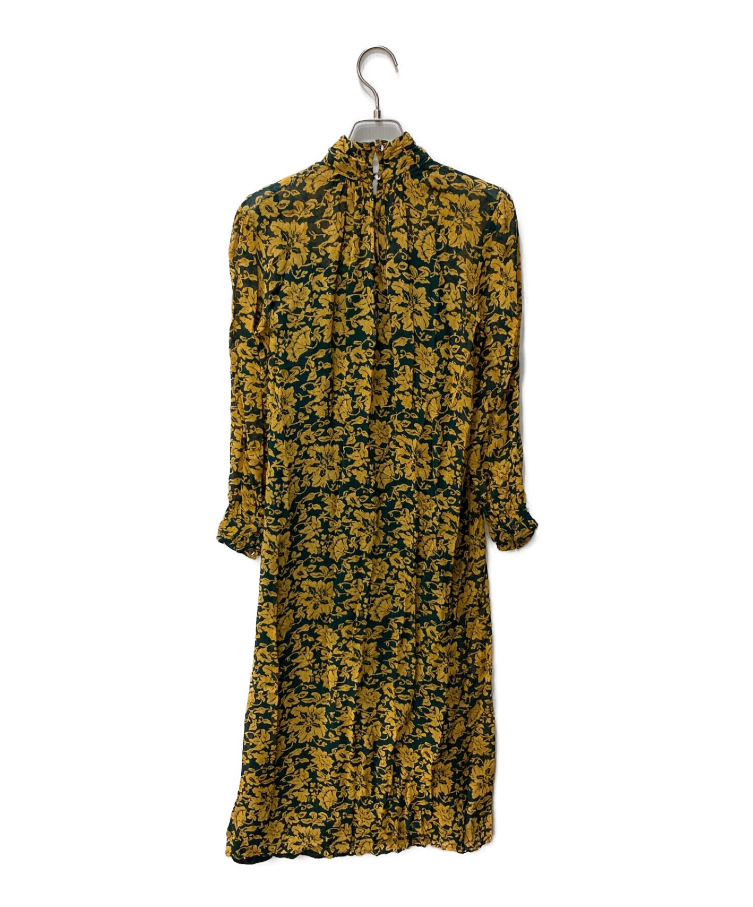 TODAYFUL (トゥデイフル) Georgette Leaf Dress グリーン サイズ:36
