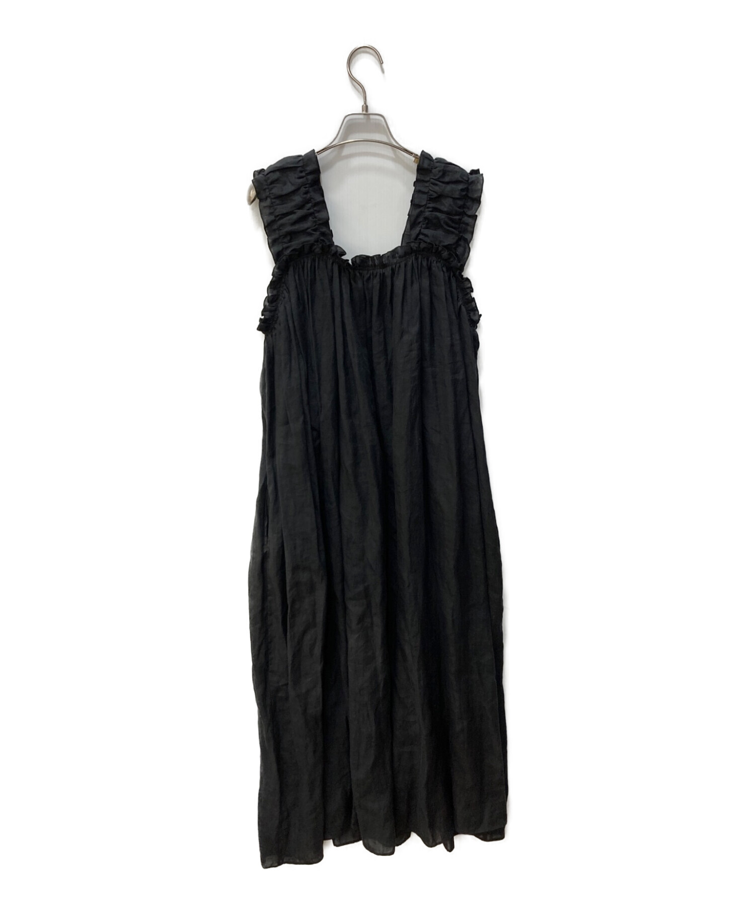 HOLIDAY (ホリデー) RAMIE NIGHT DRESS ブラック サイズ:ONE SIZE 未使用品