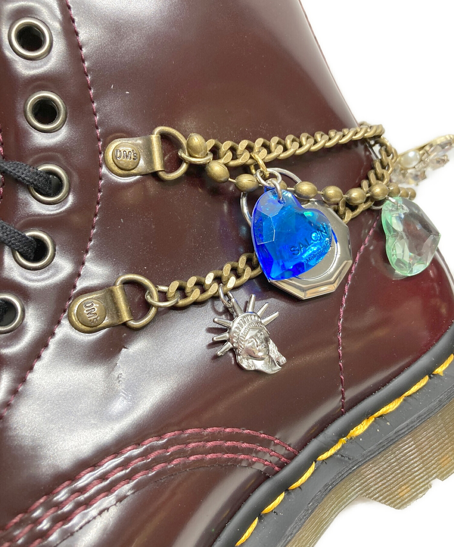 Dr.Martens (ドクターマーチン) MARC JACOBS (マーク ジェイコブス) 8ホールブーツ ボルドー サイズ:UK6