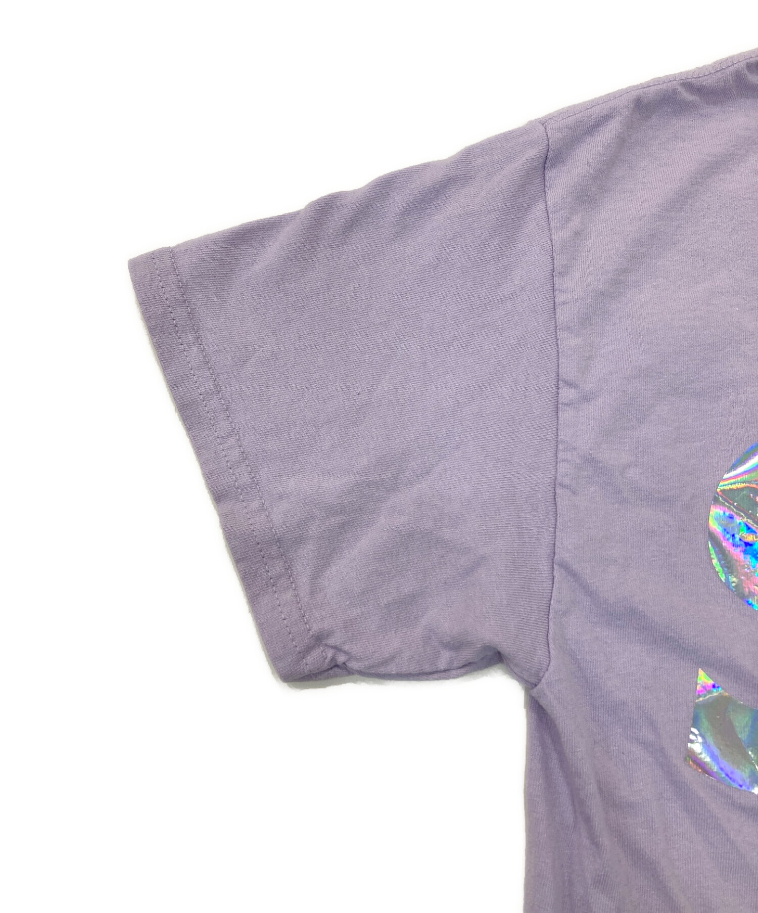 WIND AND SEA (ウィンダンシー) iridescent T-SHIRT パープル サイズ:M