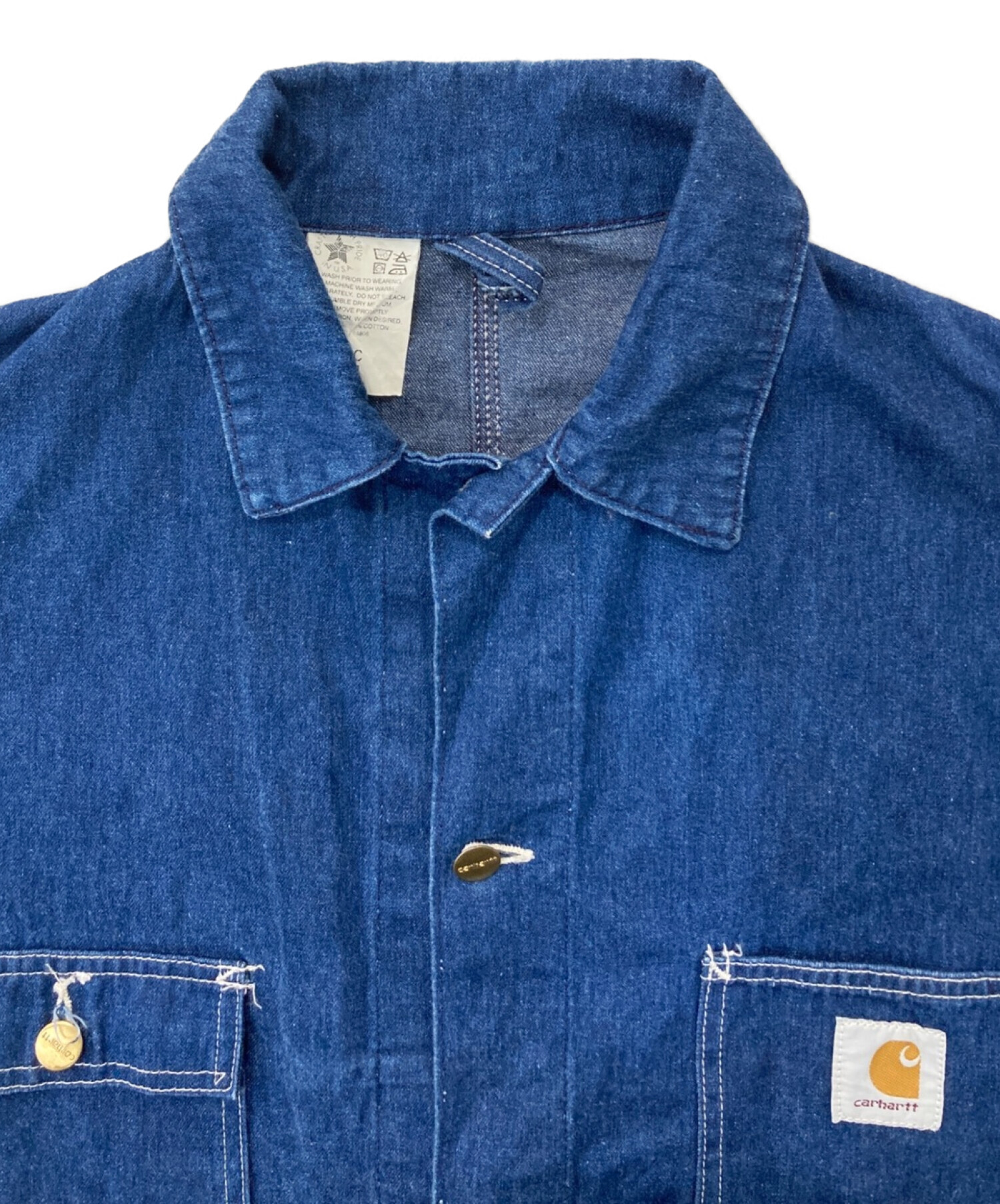 CarHartt (カーハート) デニムカバーオール インディゴ サイズ:44