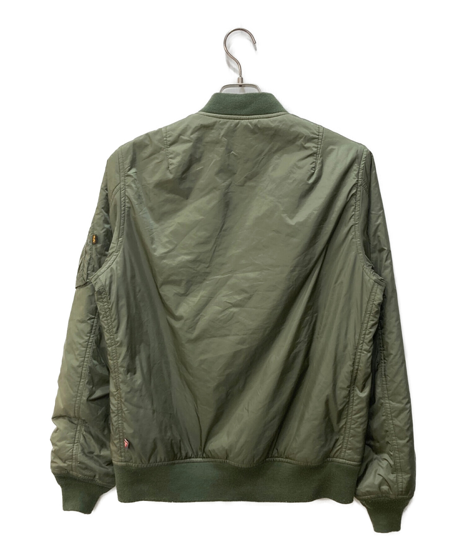 ALPHA (アルファ) MA-1ジャケット オリーブ サイズ:L