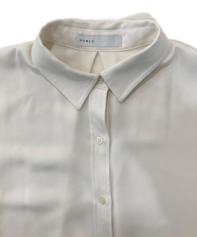 Noble (ノーブル) カラープレーンシャツ ホワイト サイズ:FREE 未使用品