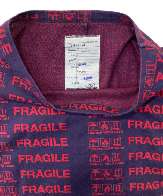 SHAREEF (シャリーフ) FRAGILE ROGO SEPARATE SLEEVE ネイビー サイズ:2