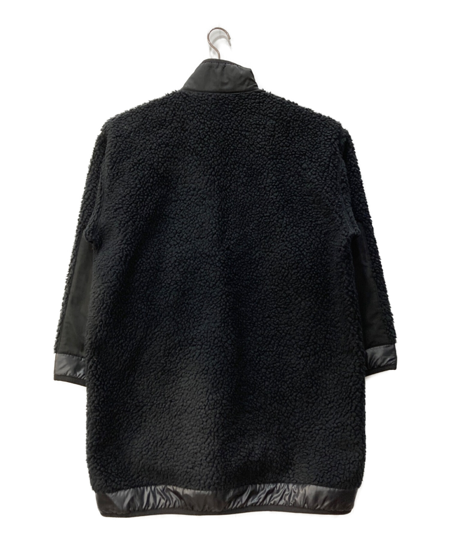 N.HOOLYWOOD (エヌ ハリウッド) ボアロングジャケット ブラック サイズ:36