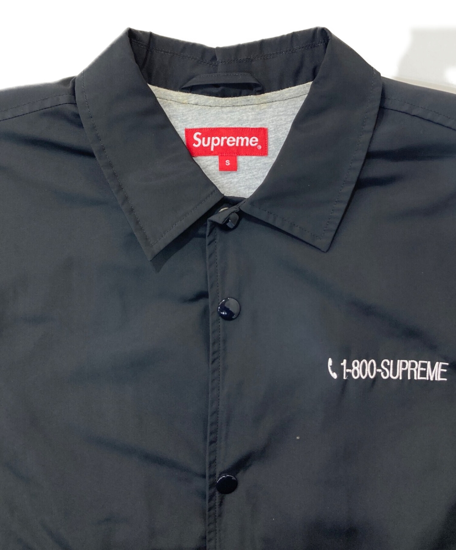 Supreme (シュプリーム) コーチジャケット ブラック サイズ:S