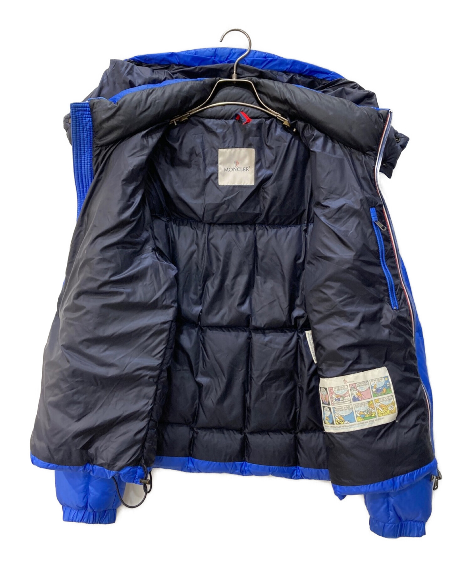 中古・古着通販】MONCLER (モンクレール) ルフラントリコテープダウンジャケット ブルー サイズ:3｜ブランド・古着通販  トレファク公式【TREFAC FASHION】スマホサイト