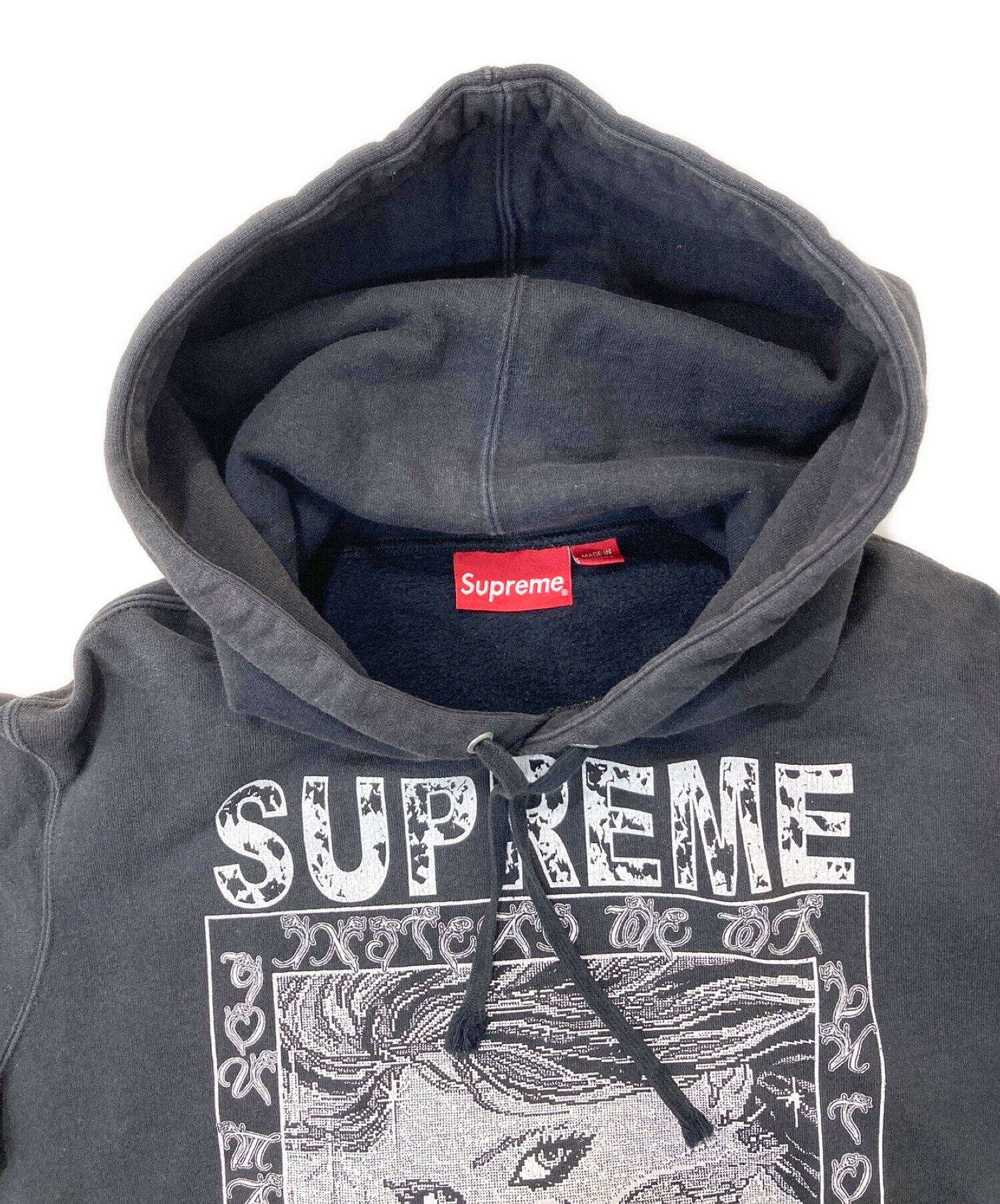Supreme (シュプリーム) Doves Hooded Sweatshirt ブラック サイズ:S