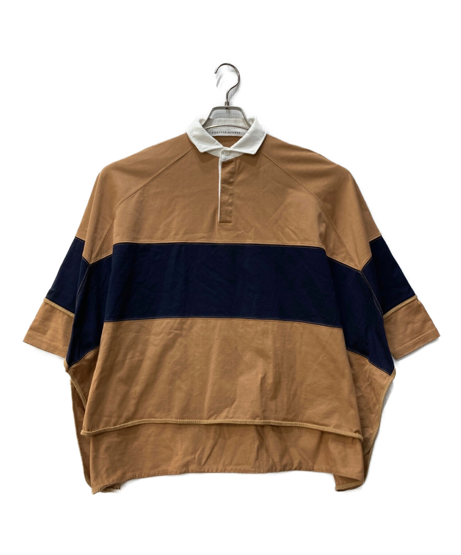 COGTHEBIGSMOKE (コグザビッグスモーク) ビッグラガーシャツ ブラウン×ネイビー サイズ:サイズ表記なし