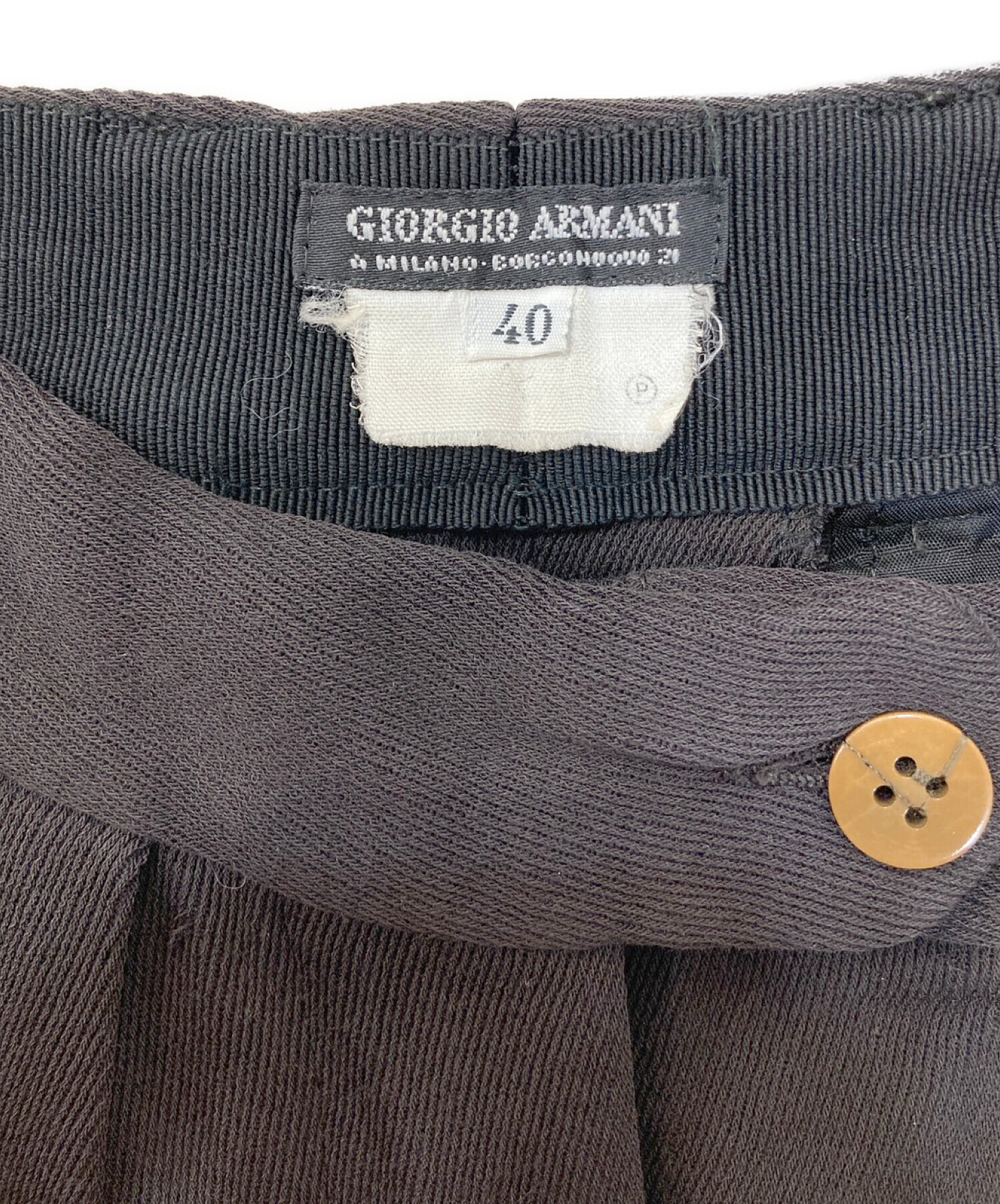 中古・古着通販】GIORGIO ARMANI (ジョルジョアルマーニ) ワイド