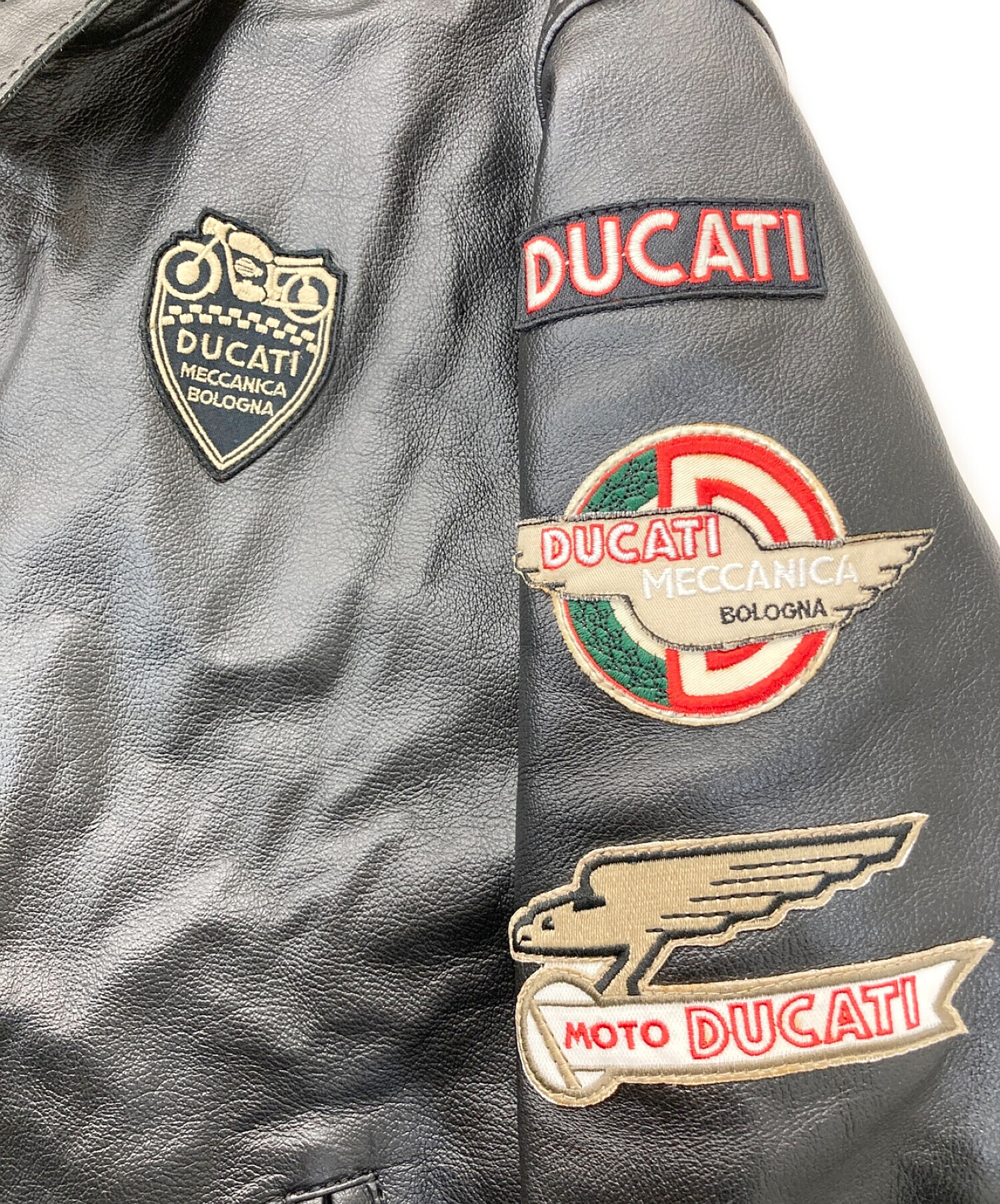 DUCATI BY DAiNESE (ドゥカティ バイ ダイネーゼ) レザージャケット ブラック サイズ:表記なし