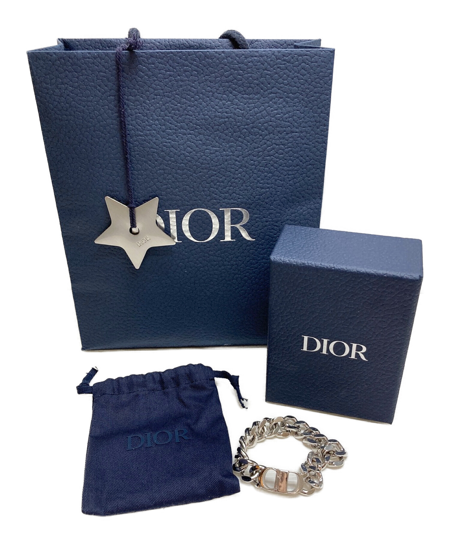Christian Dior (クリスチャン ディオール) CD ICON チェーンリングブレスレット
