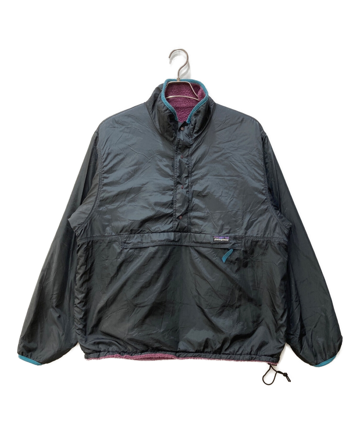 Patagonia (パタゴニア) グリセードジャケット ブラック×パープル サイズ:L