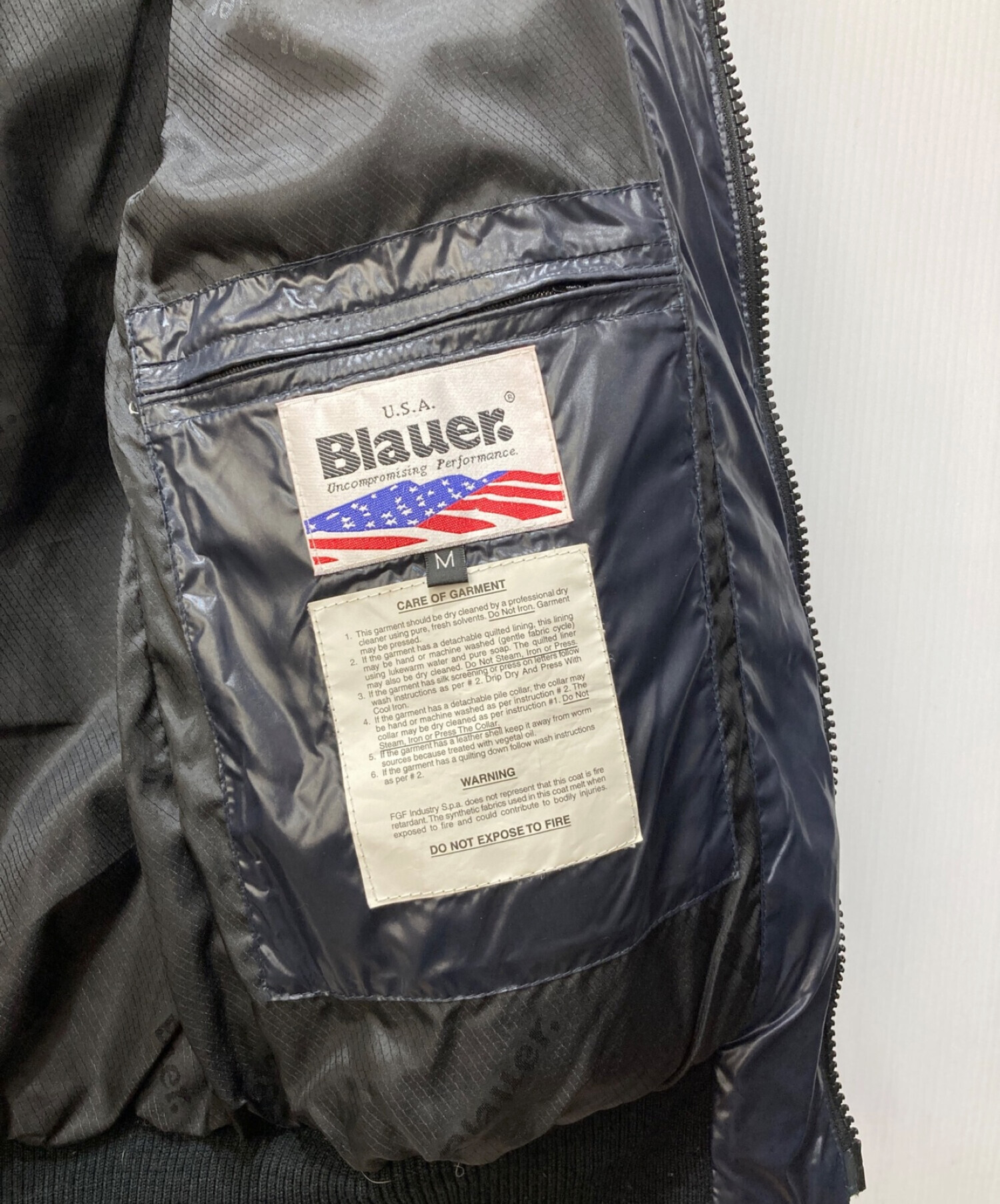 中古・古着通販】Blauer (ブラウアー) ダウンジャケット ネイビー サイズ:M｜ブランド・古着通販 トレファク公式【TREFAC  FASHION】スマホサイト