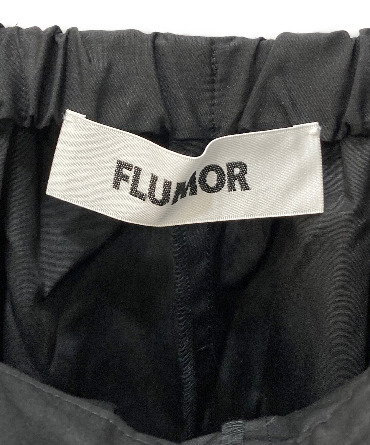 FLUMOR (フラマー) サロペット　6221-120302 ブラック サイズ:38