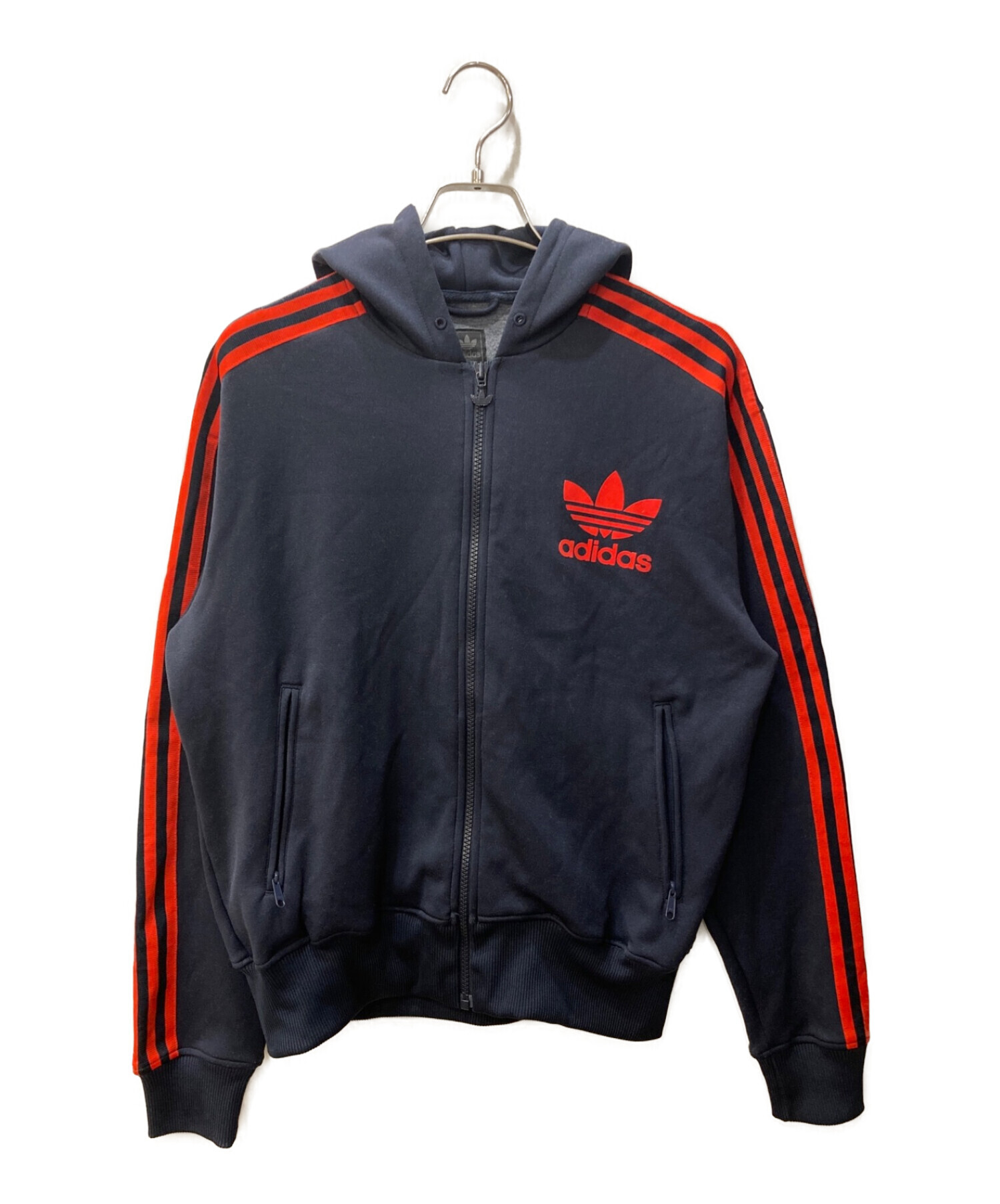 中古・古着通販】adidas (アディダス) トラックジャケット ネイビー