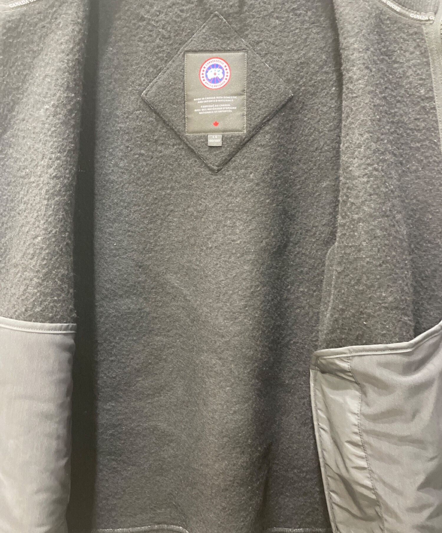 CANADA GOOSE (カナダグース) Lawson Jacket Kind Fleece ブラック サイズ:L/G