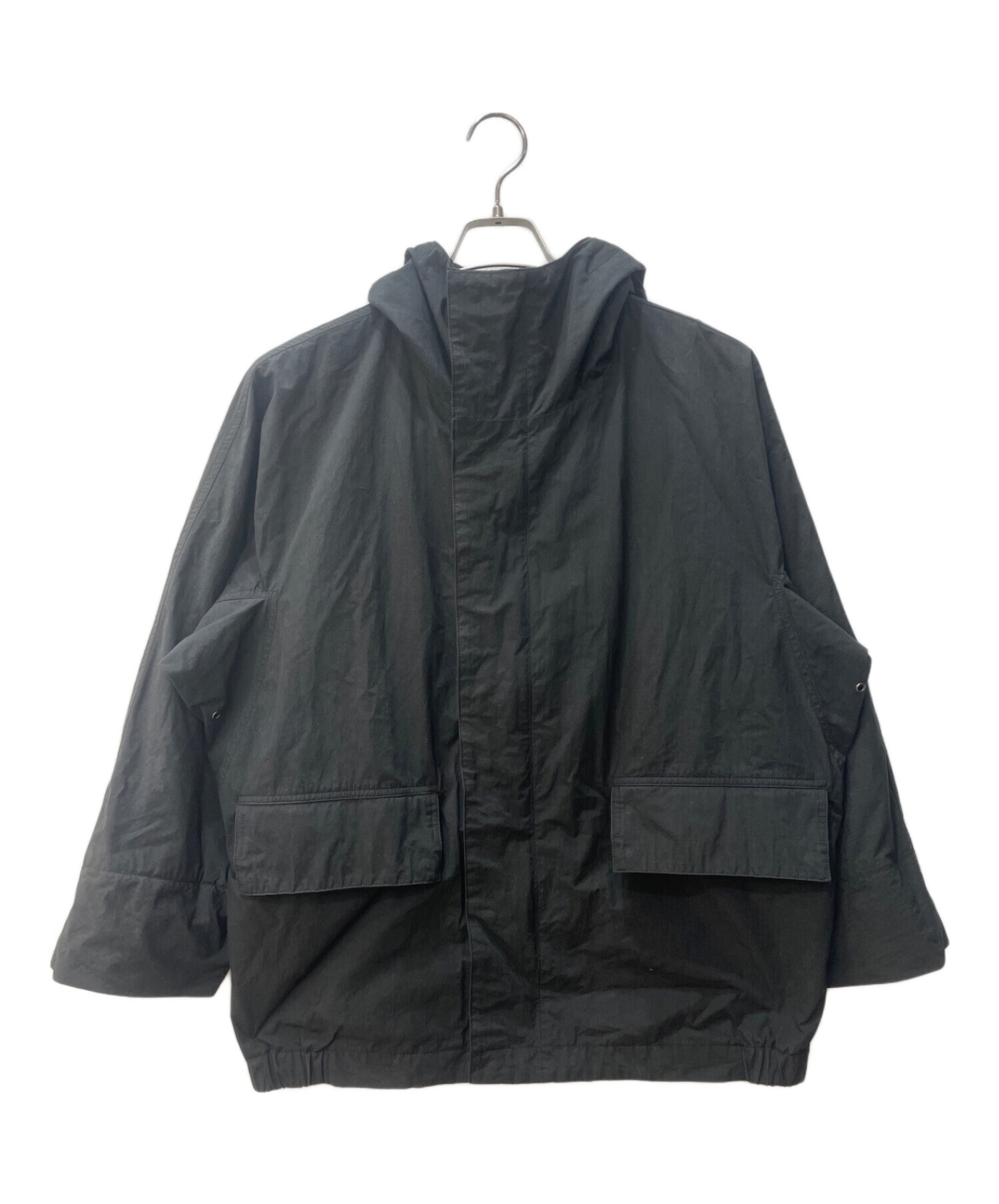 中古・古着通販】MHL (エムエイチエル) COTTON NYLON PLAINWEAVE ブラック サイズ:S｜ブランド・古着通販  トレファク公式【TREFAC FASHION】スマホサイト