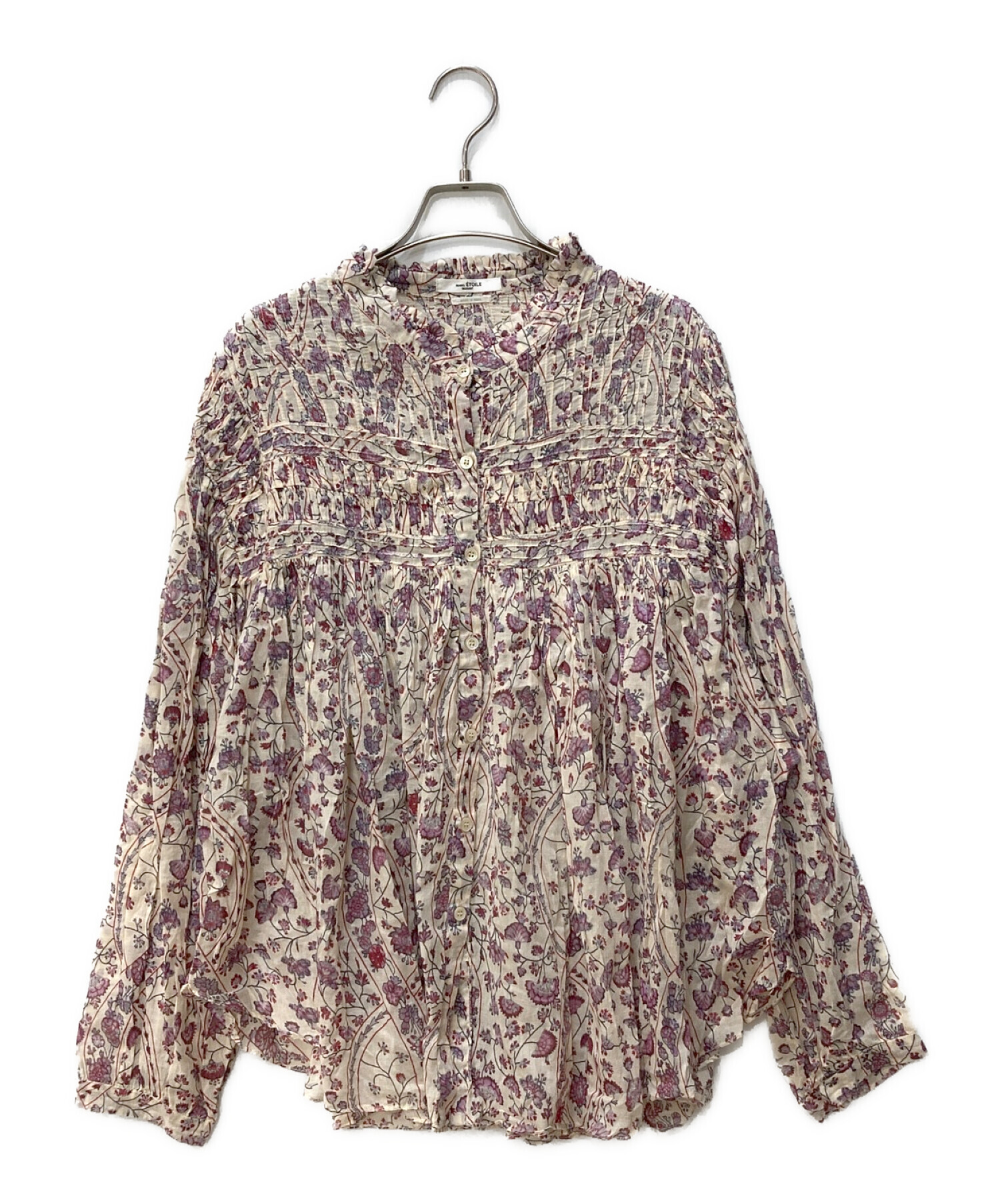 ISABEL MARANT ETOILE (イザベルマランエトワール) 花柄ブラウス ベージュ サイズ:40