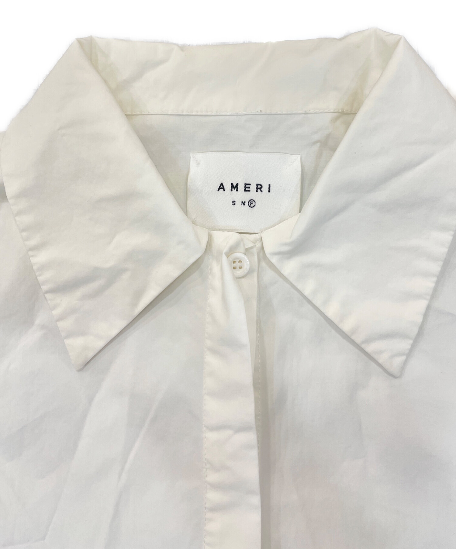 中古・古着通販】Ameri (アメリ) PROTRUSIVE POCKET SHIRT ホワイト サイズ:Ｆ｜ブランド・古着通販  トレファク公式【TREFAC FASHION】スマホサイト